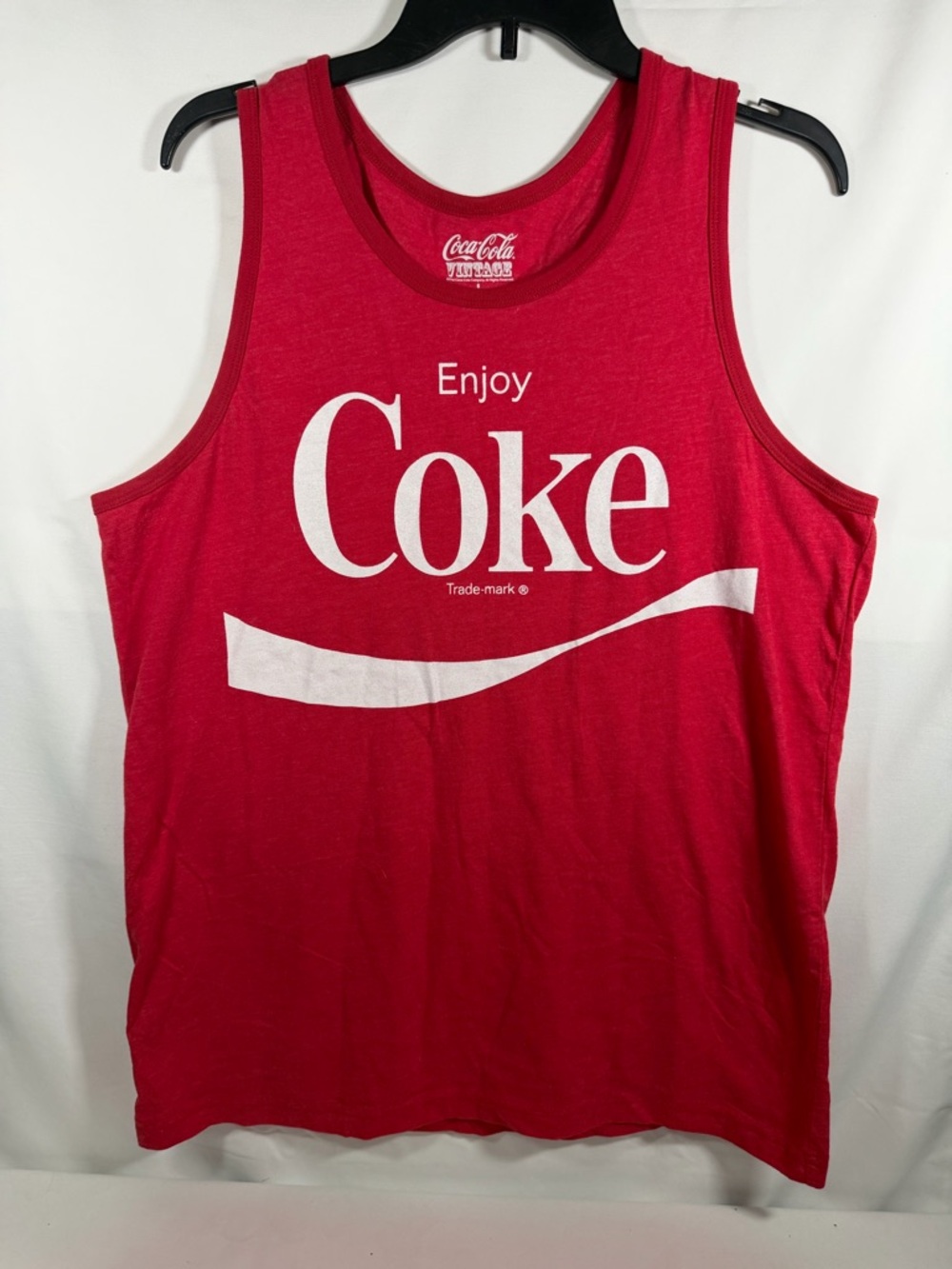 Coca-Cola Red Tee with White Vintage Logo
